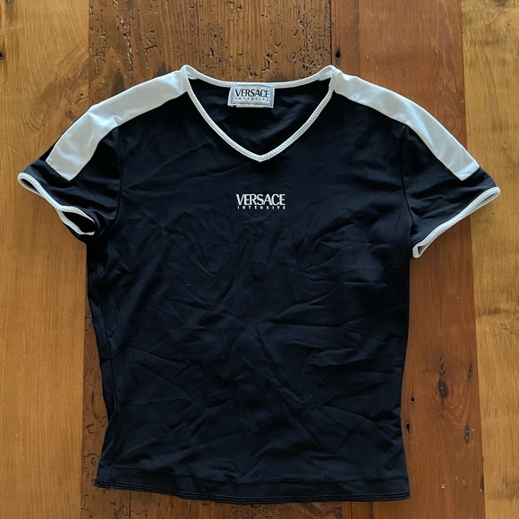 Versace Tops - Vintage 90s Versace Intensive Athletic Top